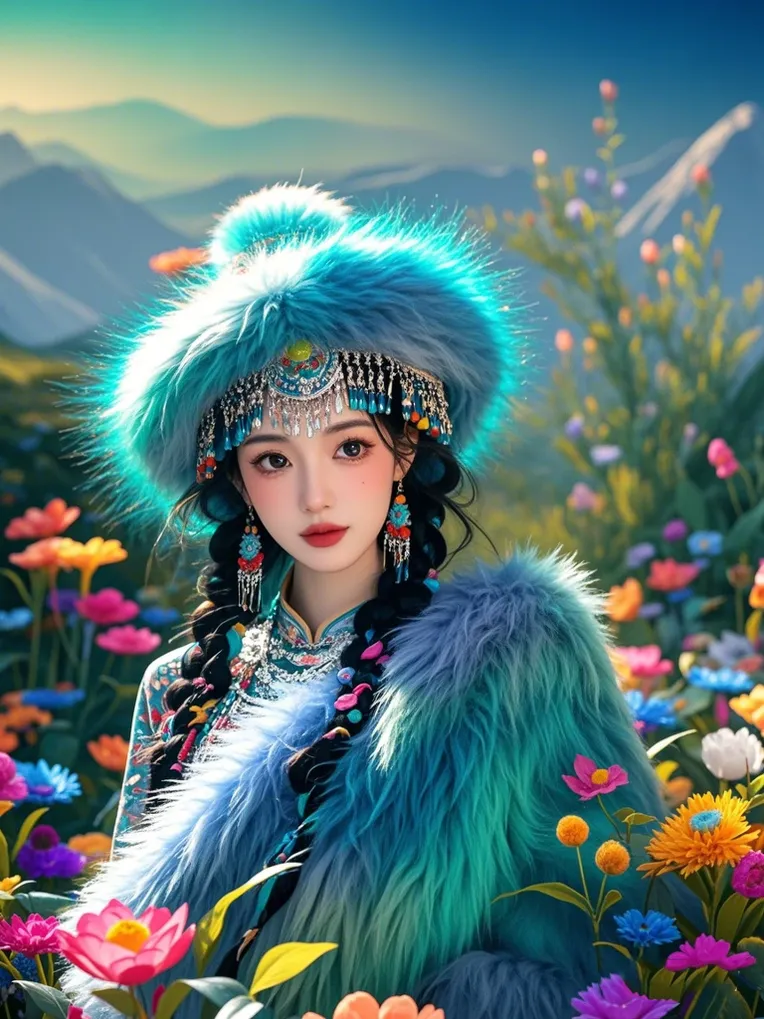 Anime Style,Girl,Physical/Facial feature,LoRA,FLUX.1