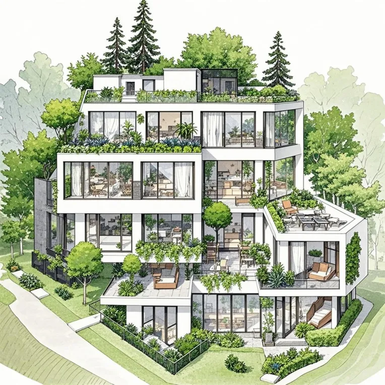 Architectural Design,Building,Style Boost,LoRA,FLUX.1