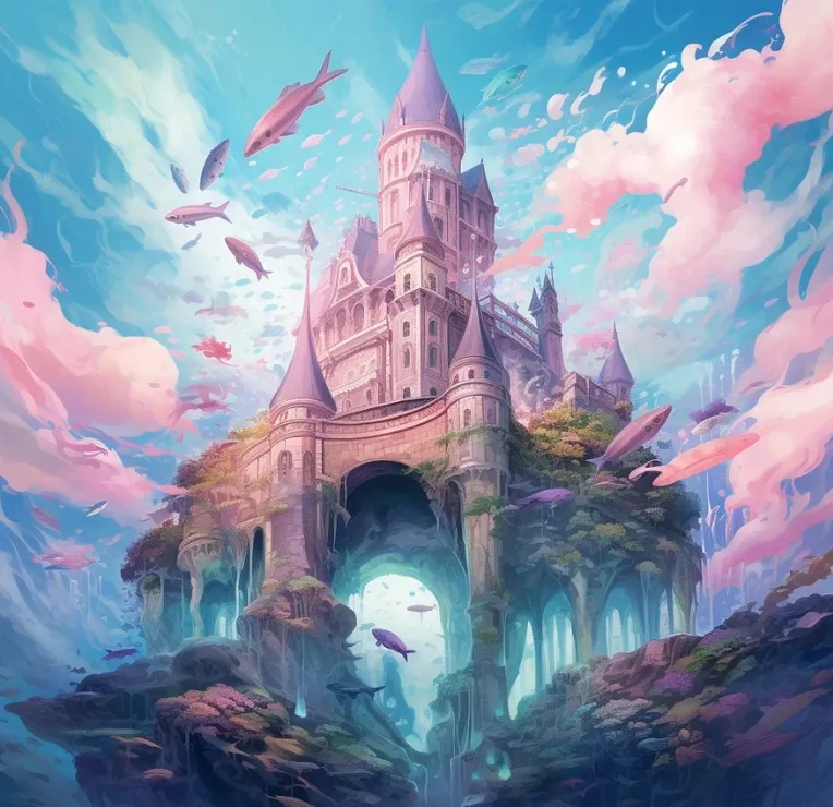 CGI style,Anime Scene,Building,LoRA,SD 1.5