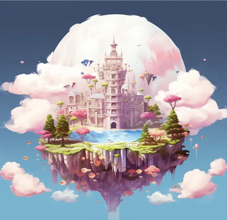 CGI style,Anime Scene,Building,LoRA,SD 1.5