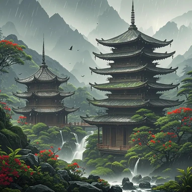 Digital Painting Media,Composition Control,Landscape,LoRA,FLUX.1