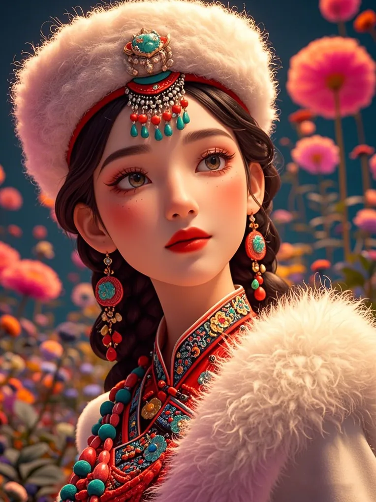 Anime Style,Girl,Physical/Facial feature,LoRA,FLUX.1