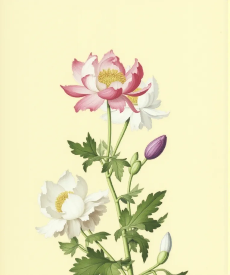 Traditional Painting Media,Style Boost,Plant,LoRA,FLUX.1