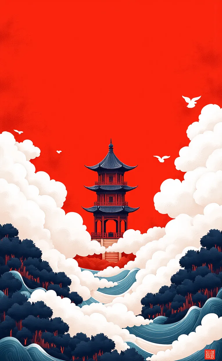 Traditional Painting Media,Building,Style Boost,LoRA,FLUX.1