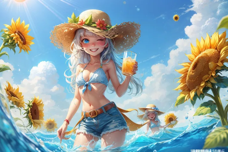 Cartoon style,Anime Scene,Girl,LoRA,SD 1.5