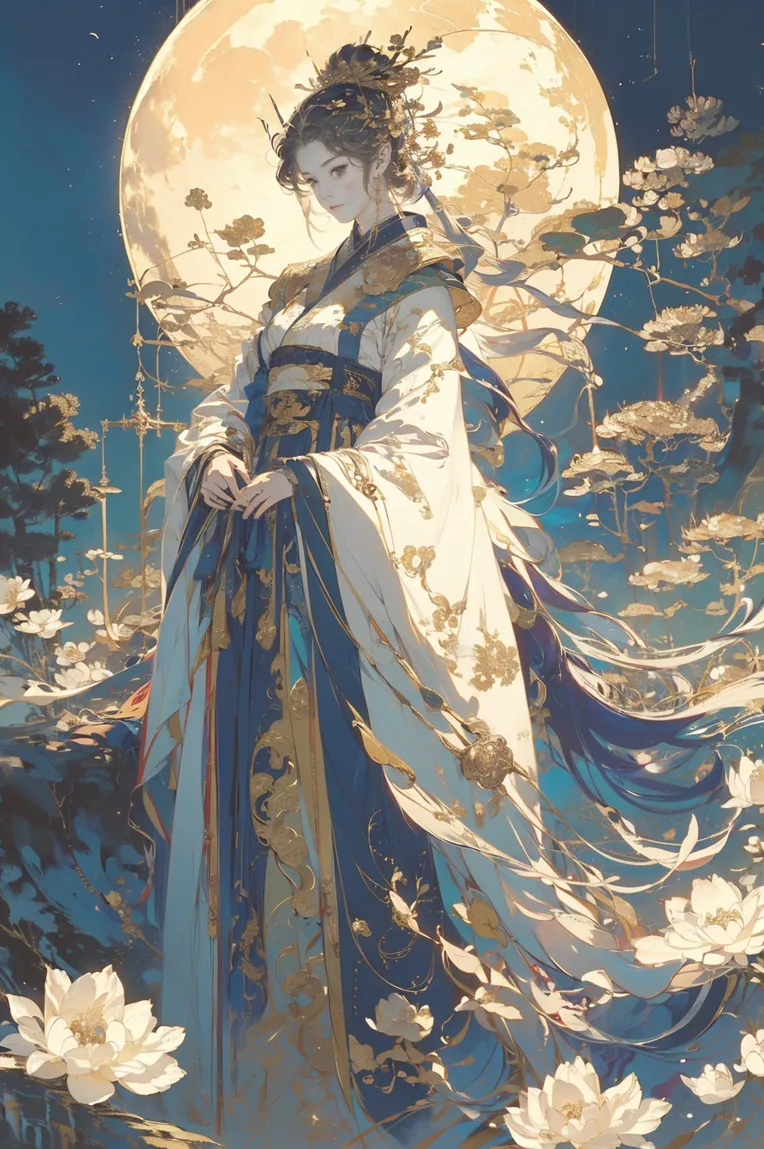 Chinese Style,Traditional Painting Media,Girl,LoRA,SD 1.5