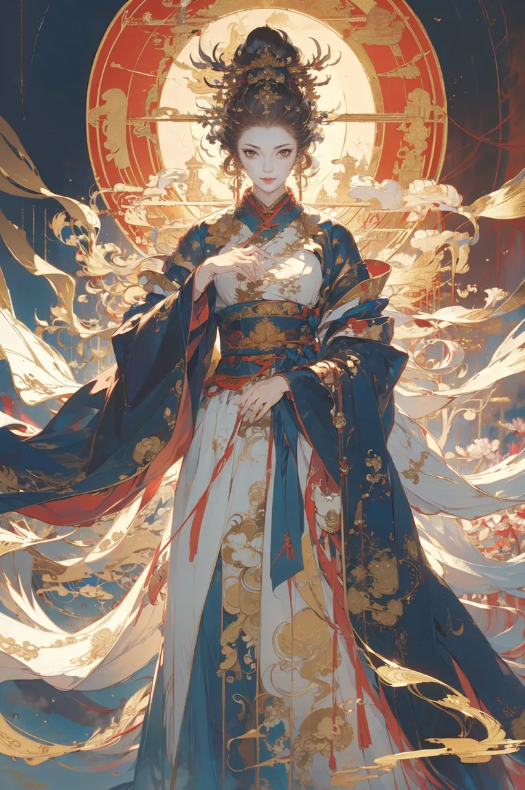 Chinese Style,Traditional Painting Media,Girl,LoRA,SD 1.5