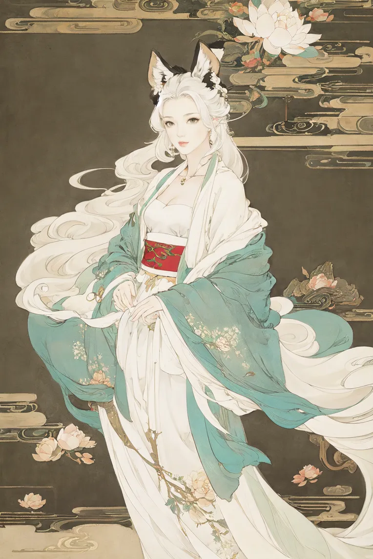 Chinese Style,Traditional Painting Media,Girl,Checkpoint,SD 1.5