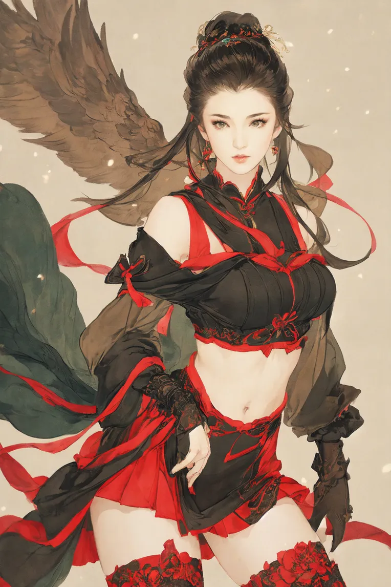 Chinese Style,Traditional Painting Media,Girl,Checkpoint,SD 1.5