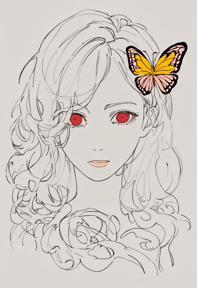 Anime Style,Hand-Drawn,Girl,LoRA,SDXL