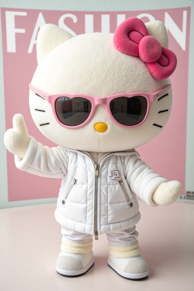 超级可爱的Hello Kitty_超强疯感-LoRA-Pure_Black-Shakker