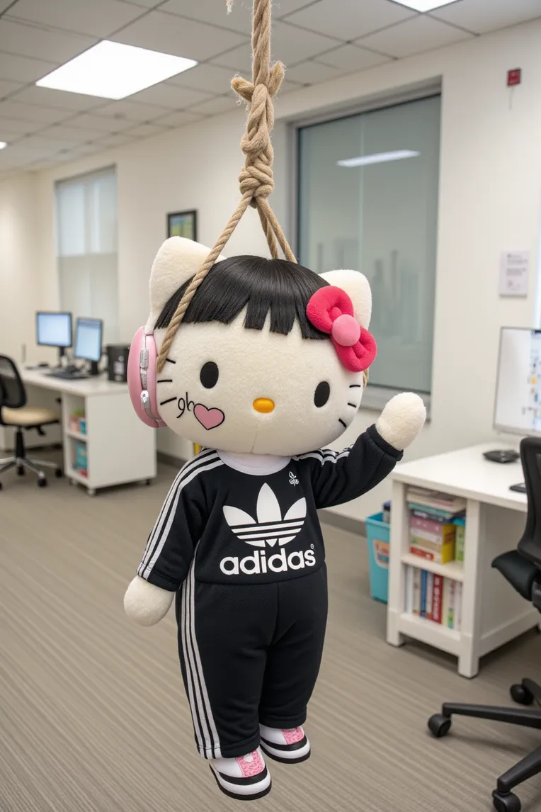 超级可爱的Hello Kitty_超强疯感-LoRA-Pure_Black-Shakker