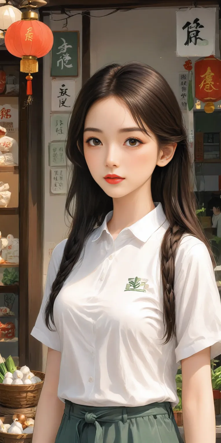 Cartoon style,Digital Painting Media,Girl,Checkpoint,SDXL