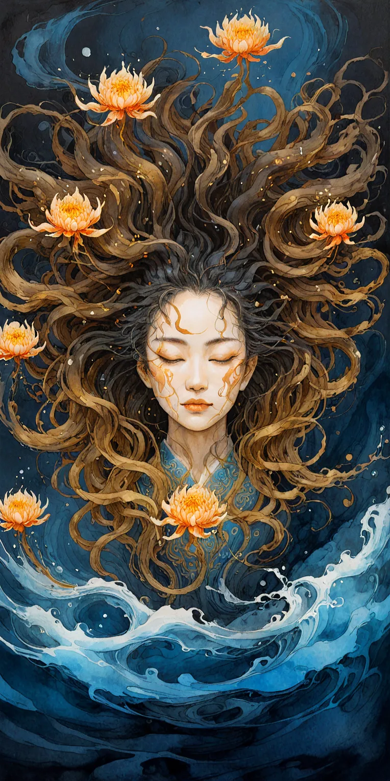 Chinese Style,Traditional Painting Media,Girl,LoRA,SDXL