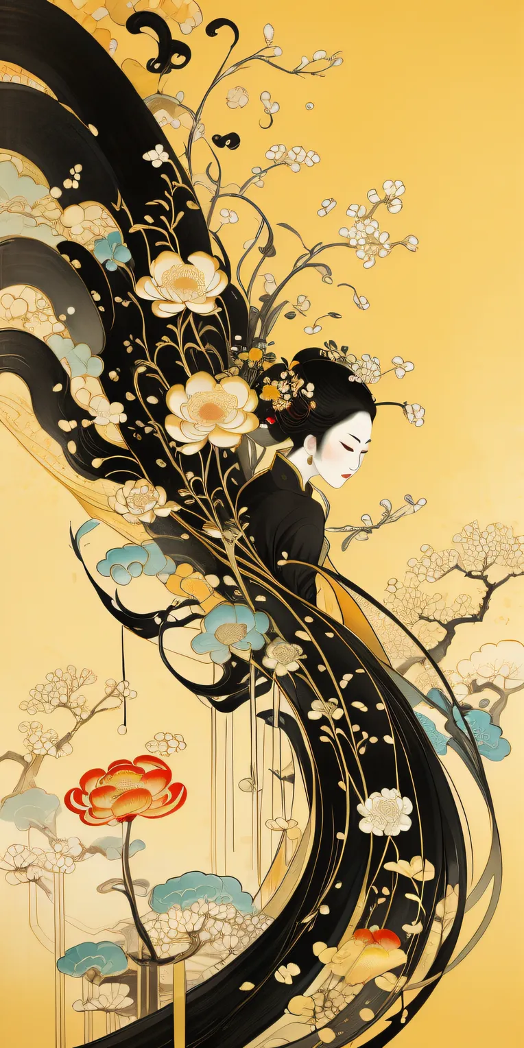 Chinese Style,Traditional Painting Media,Girl,LoRA,SD 1.5