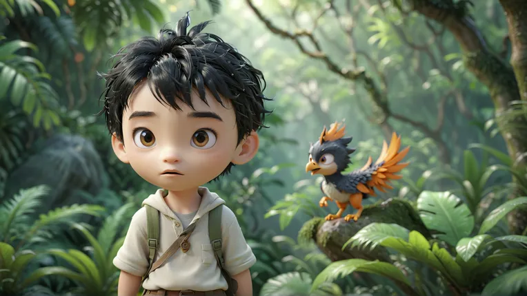 Cartoon style,Anime Style,Boy,LoRA,SDXL