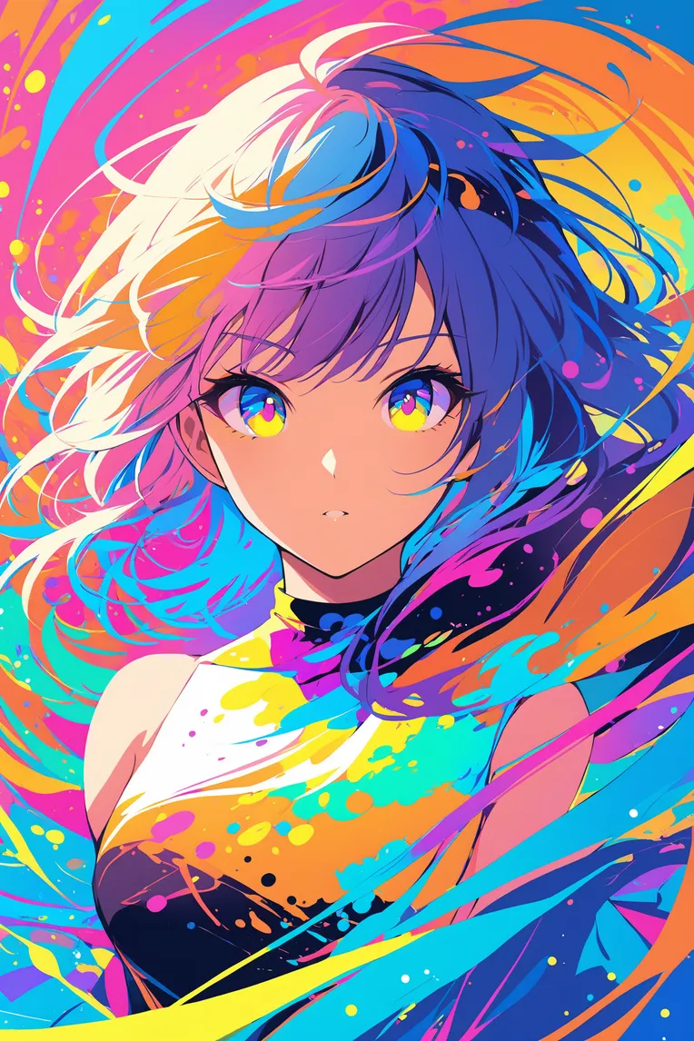 Anime Style,Girl,Style Boost,LoRA,SDXL