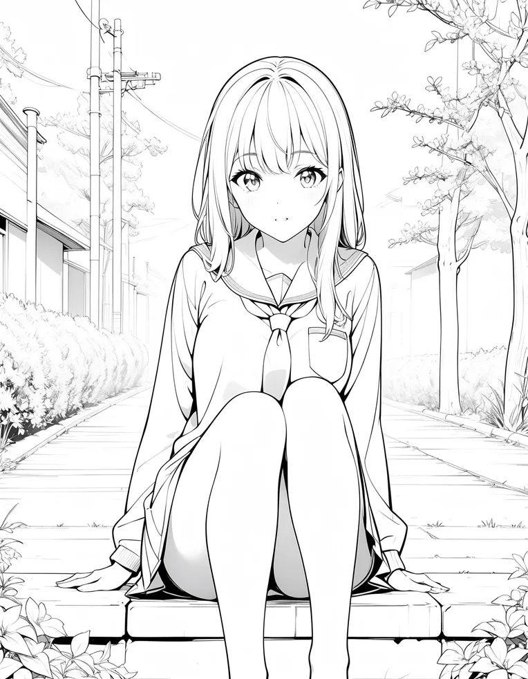 Anime,Anime Style,Hand-Drawn,LoRA,SDXL