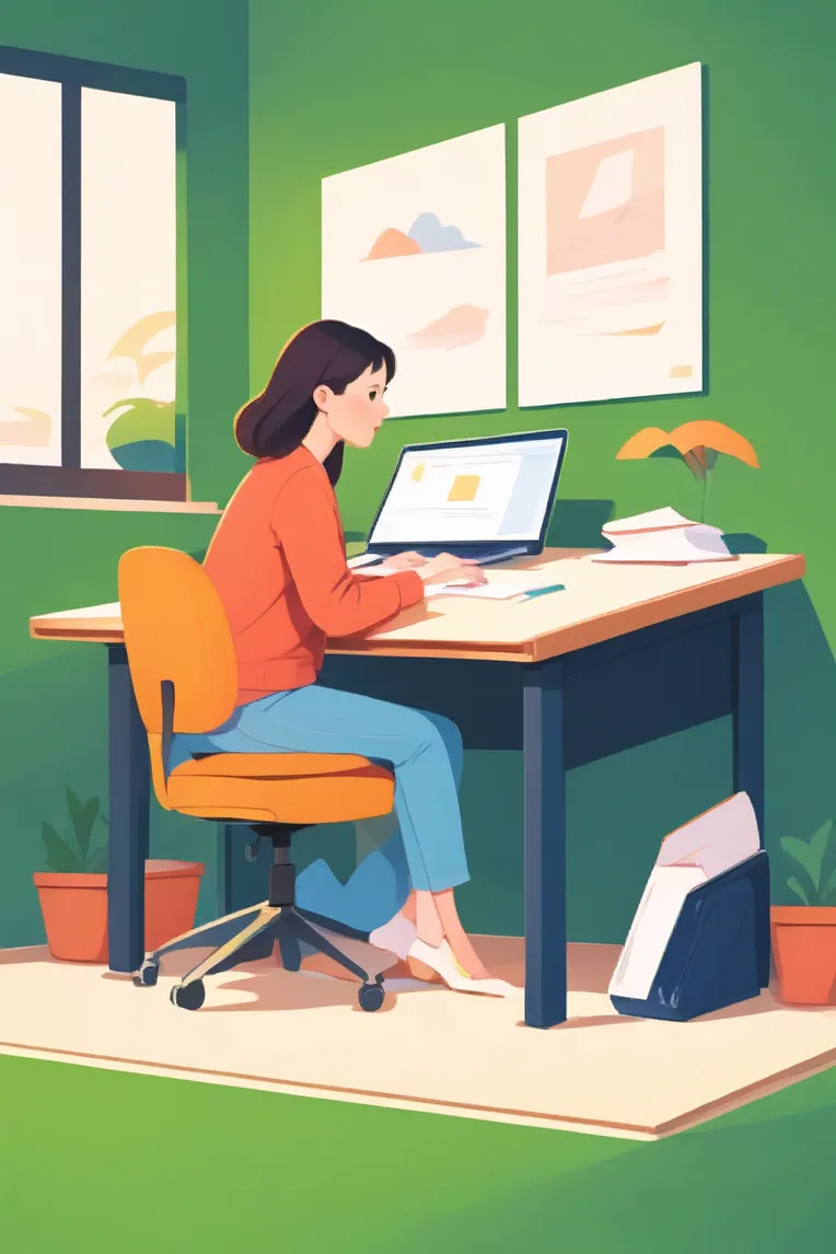 Flat Illustration,Girl,Object Enhance,Checkpoint,SDXL