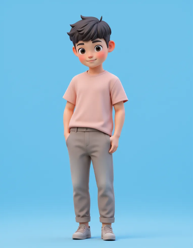 Cartoon style,Boy,Object Enhance,LoRA,FLUX.1