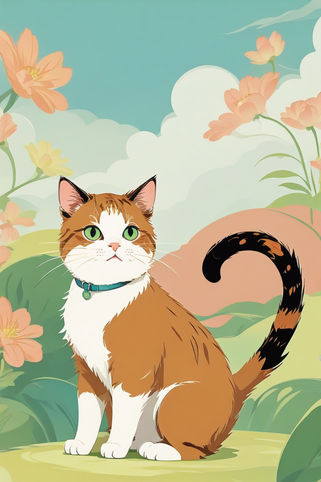 手绘扁平插画风格SDXL大模型