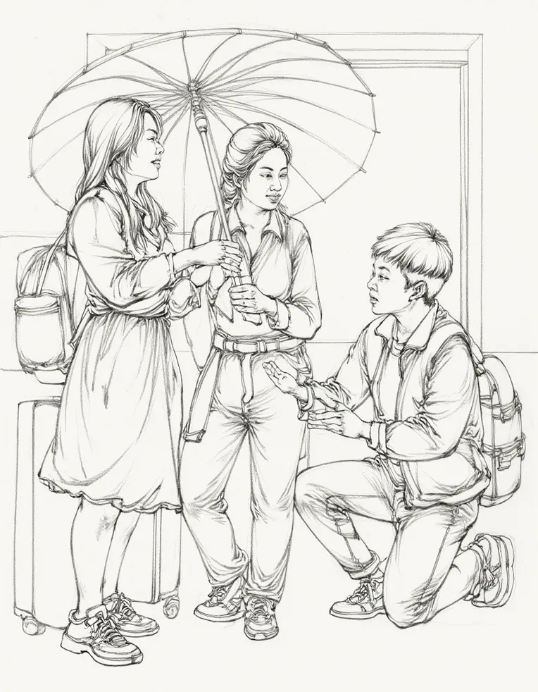 Traditional Painting Media,Girl,Style Boost,LoRA,FLUX.1