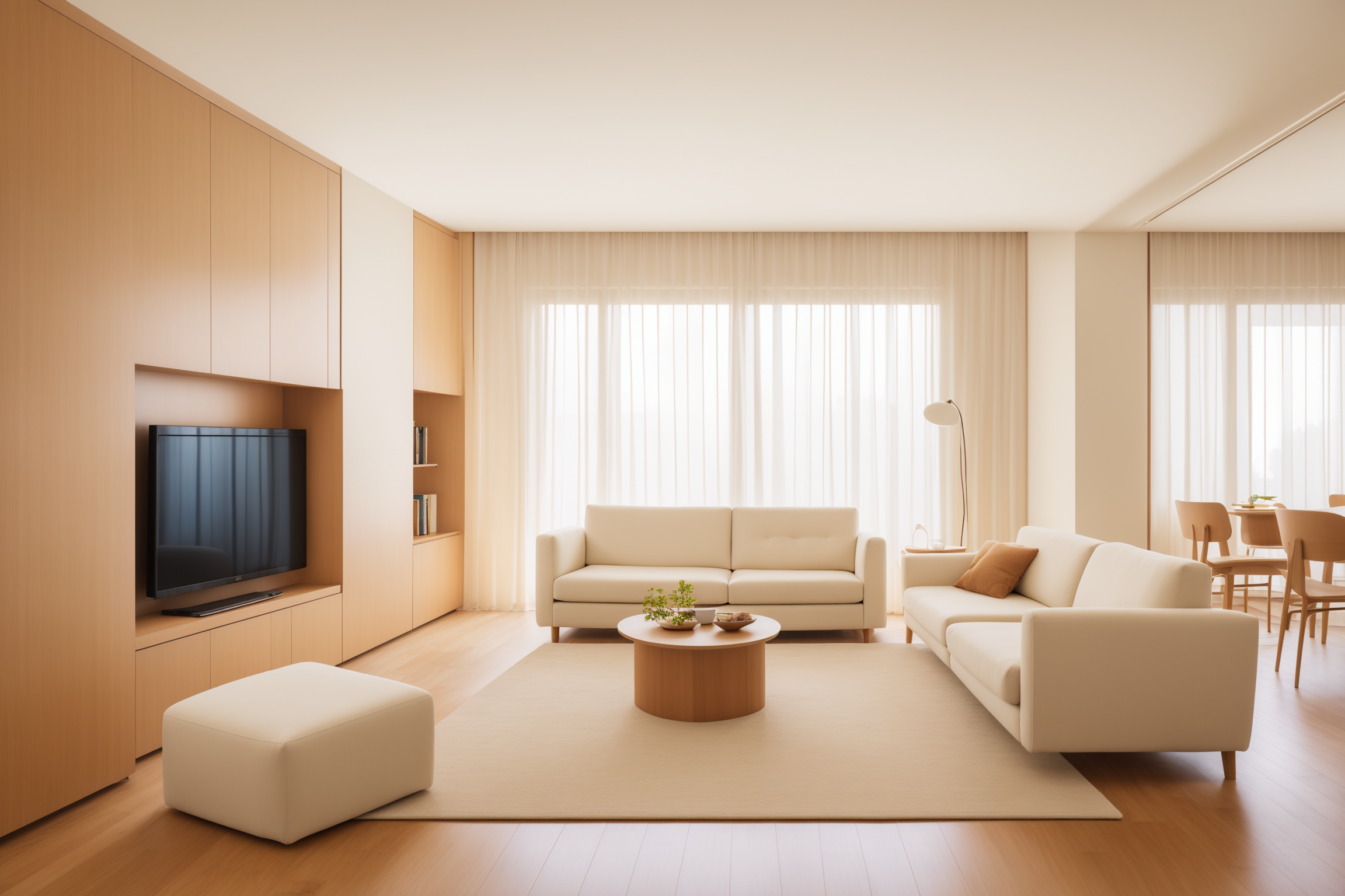 Cream Wind Interior Design Large Model V3.0