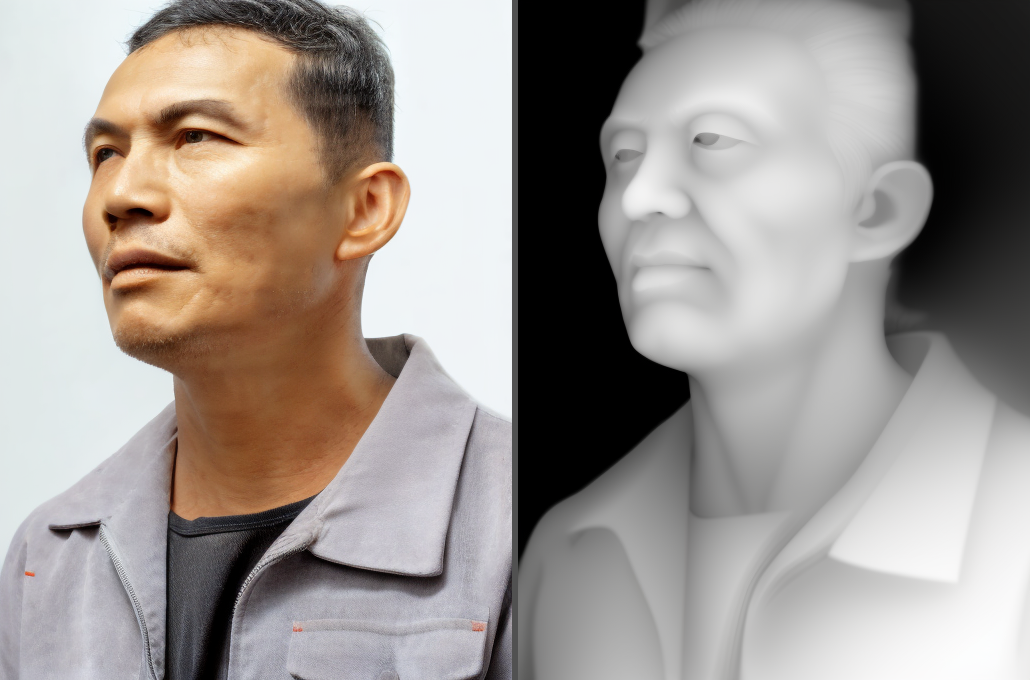 Depth Map Grayscale Map Large Model V2.0