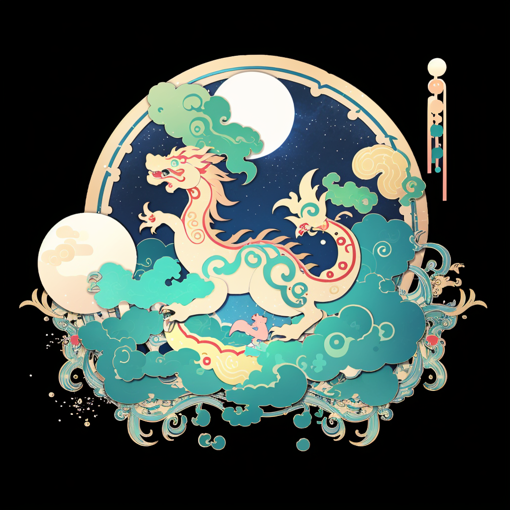 Layered paper-cut art style_design materials v1.0