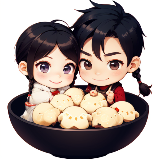 Traditional Festival_Q Version Material Winter Solstice_v1.0