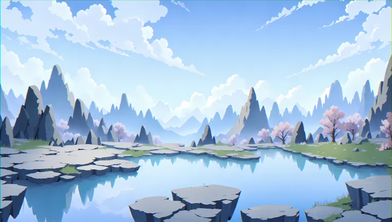 Flat Illustration,Style Boost,Landscape,LoRA,FLUX.1