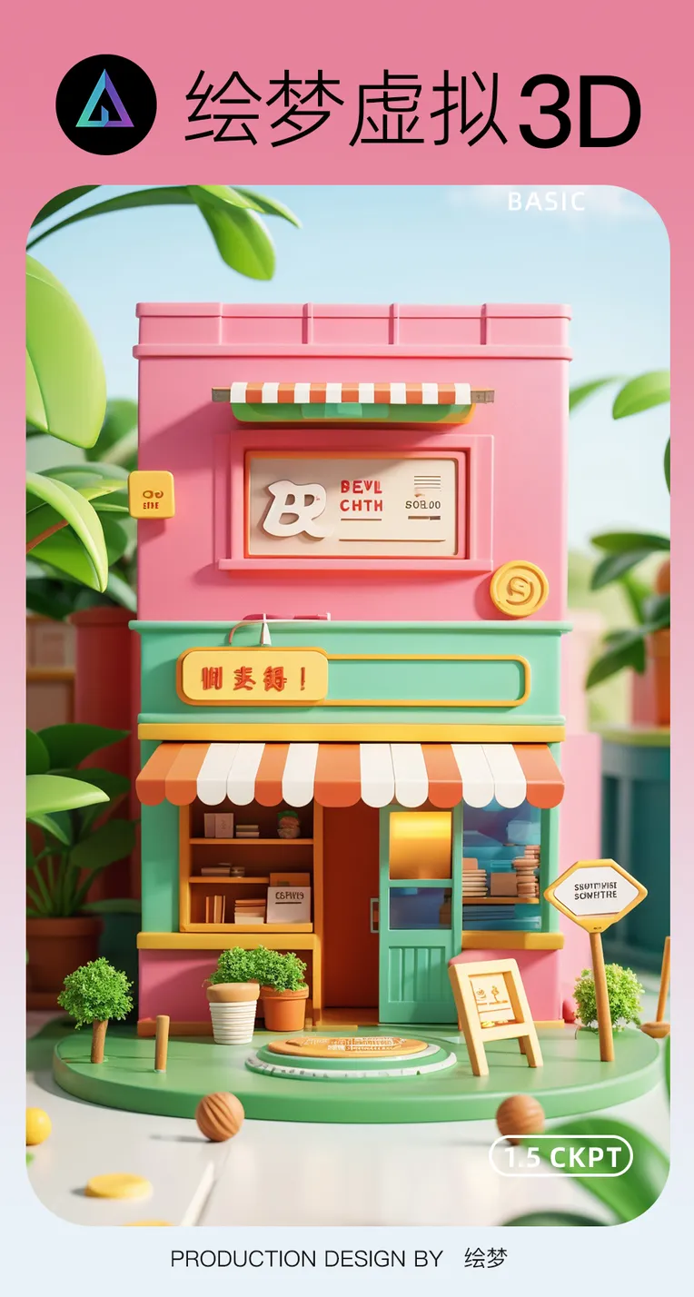 Mockups,Cartoon style,Toy,Checkpoint,SD 1.5