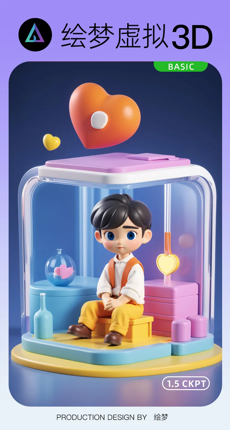 Mockups,Cartoon style,Toy,Checkpoint,SD 1.5