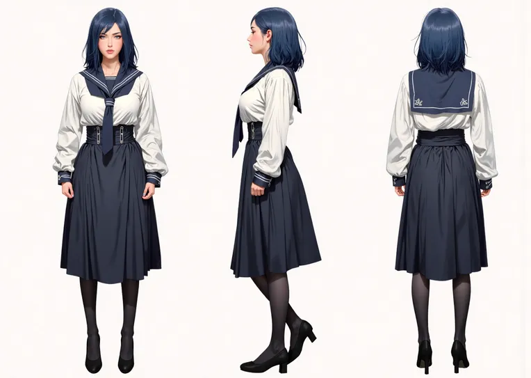 Anime Character,Girl,Physical/Facial feature,Workflow,