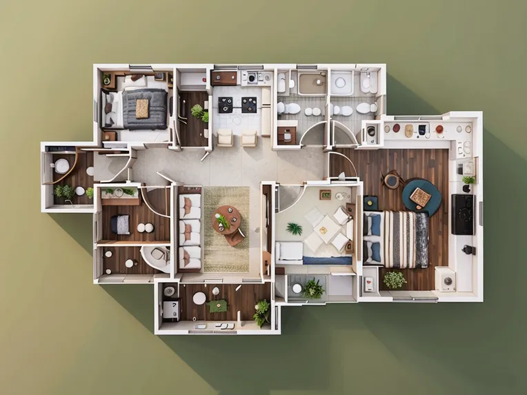 Cartoon style,Interior Design,Space & Scene,Workflow,