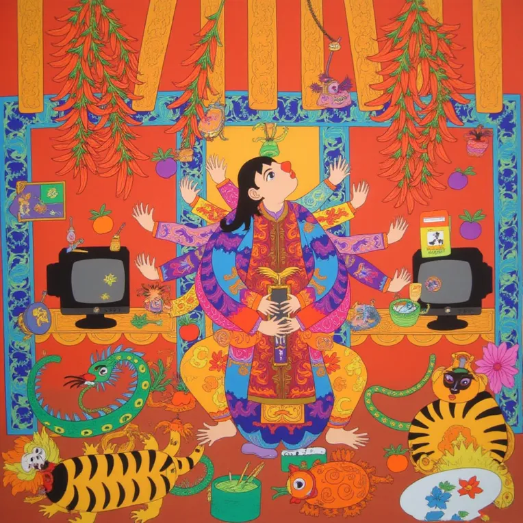 Traditional Painting Media,Girl,Style Boost,LoRA,FLUX.1