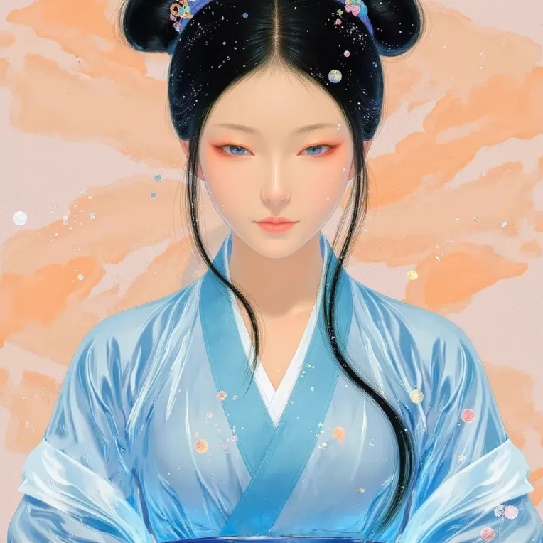 Flat Illustration,Girl,Object Enhance,LoRA,FLUX.1