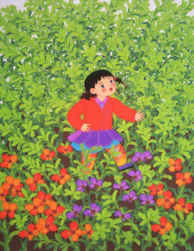 Traditional Painting Media,Girl,Style Boost,LoRA,FLUX.1