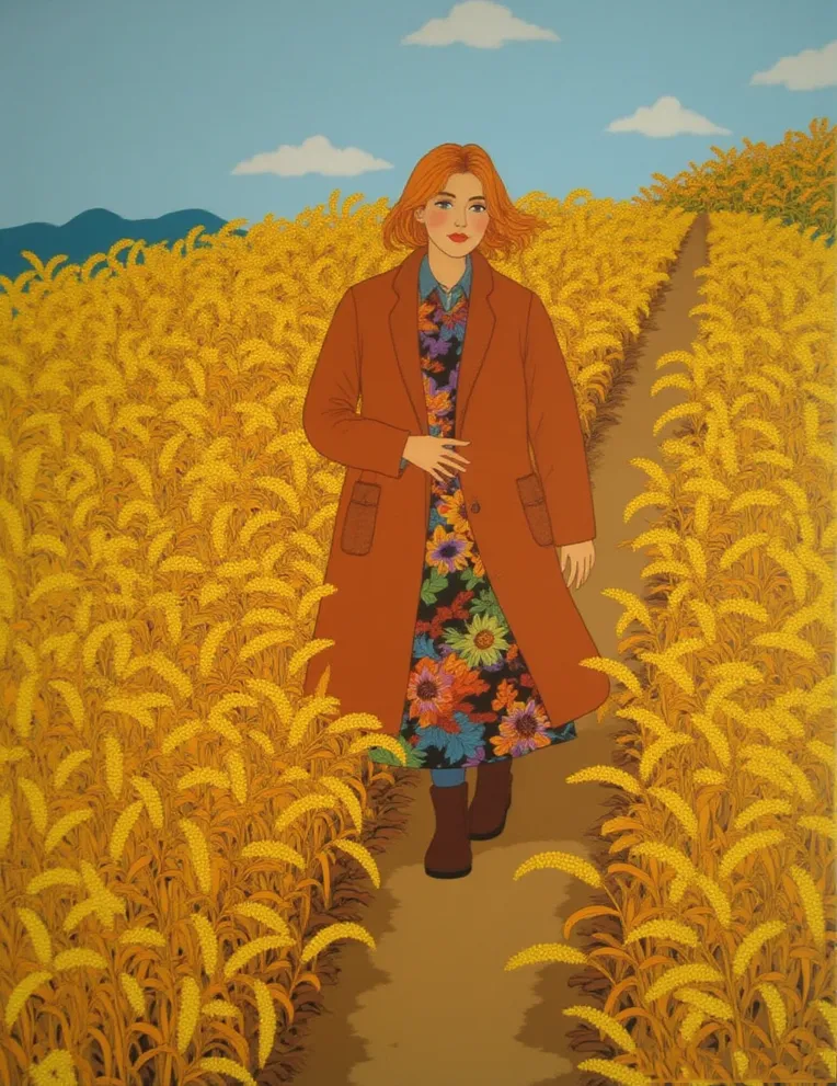 Traditional Painting Media,Girl,Style Boost,LoRA,FLUX.1