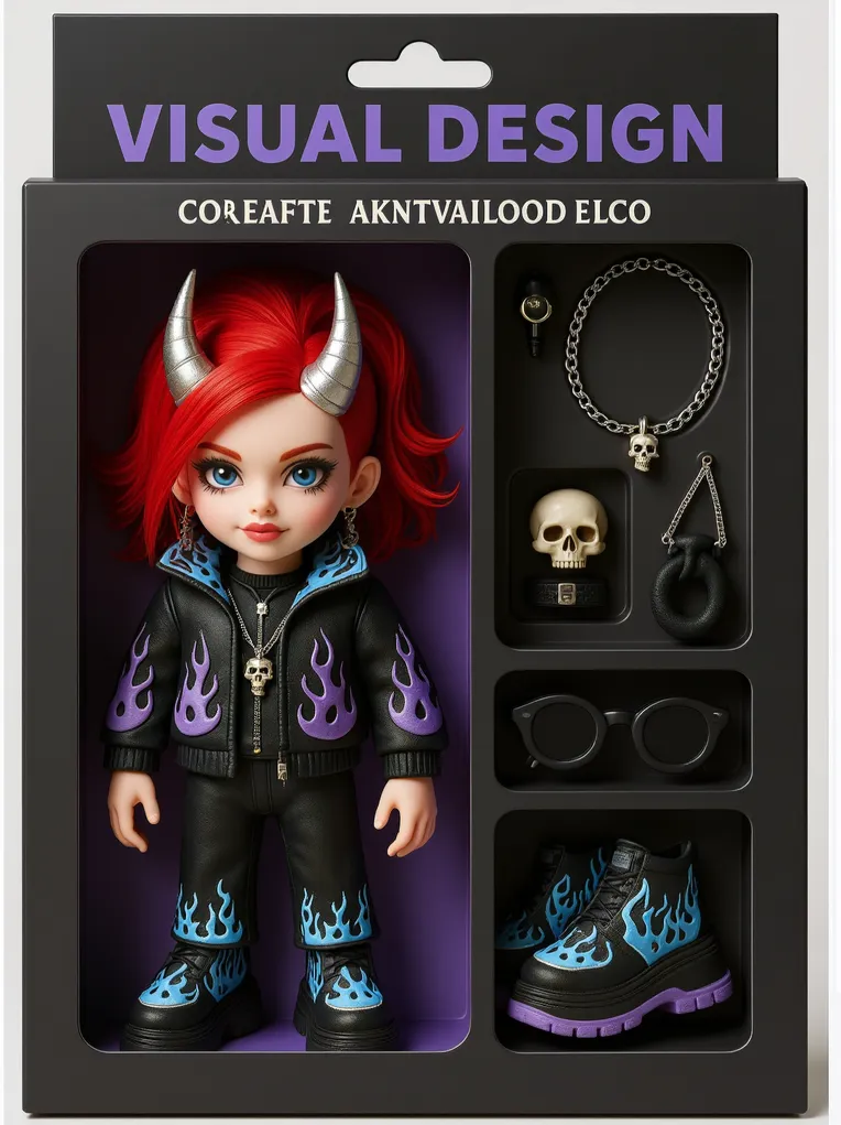 Cartoon style,Girl,Object Enhance,LoRA,FLUX.1