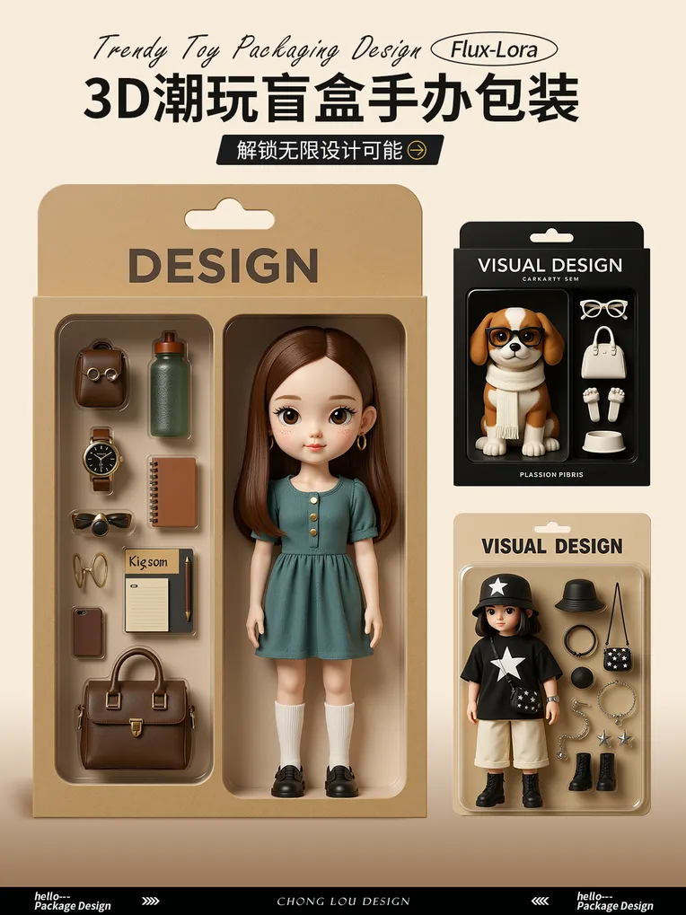 Cartoon style,Girl,Object Enhance,LoRA,FLUX.1