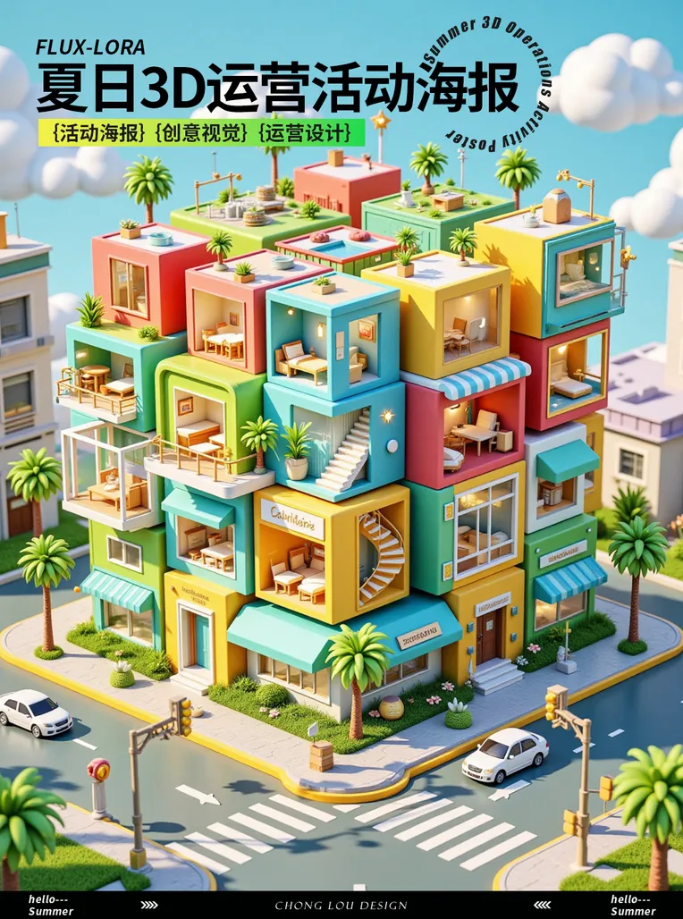 Background asset,Building,Style Boost,LoRA,FLUX.1