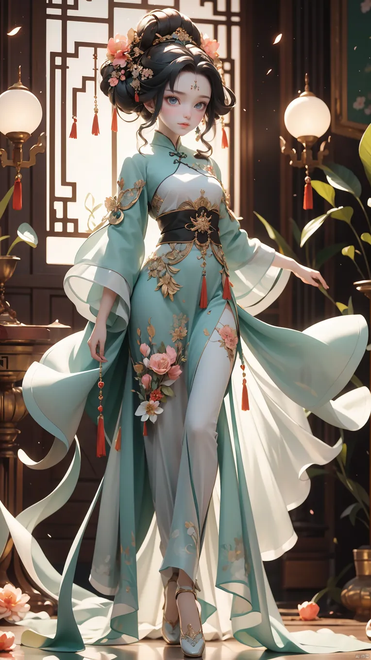 Cartoon style,Chinese Style,Digital Painting Media,LoRA,SD 1.5
