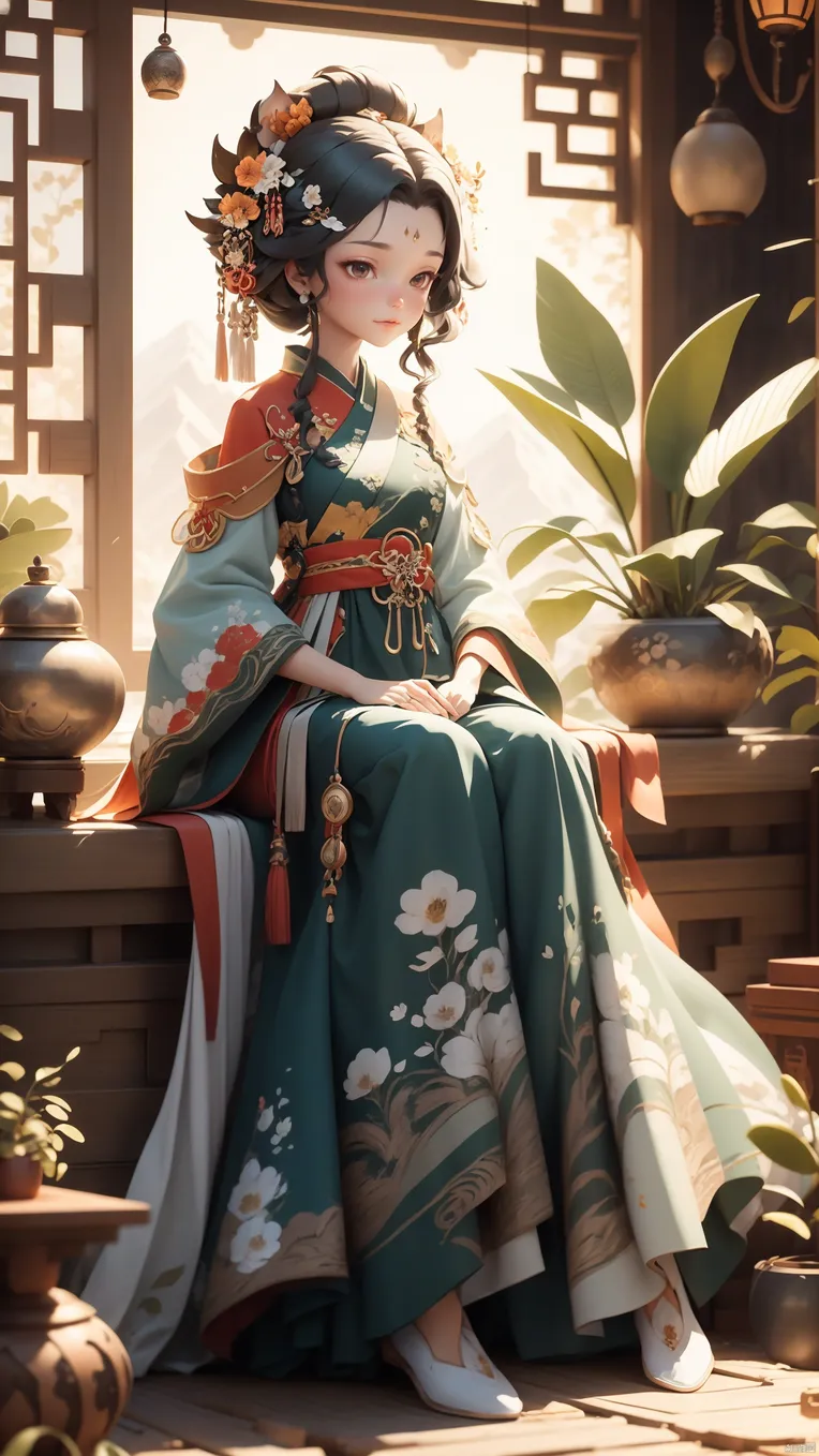 Cartoon style,Chinese Style,Digital Painting Media,LoRA,SD 1.5