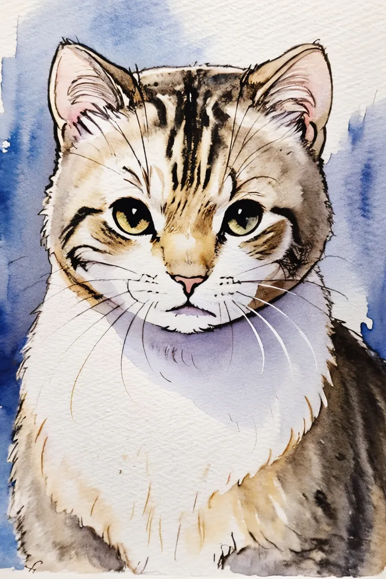 Hand-Drawn,Traditional Painting Media,Girl,LoRA,SD 1.5