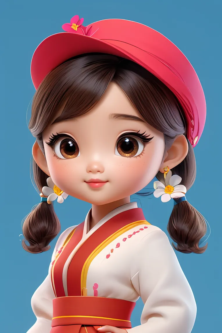 Cartoon style,Digital Painting Media,Girl,LoRA,SD 1.5