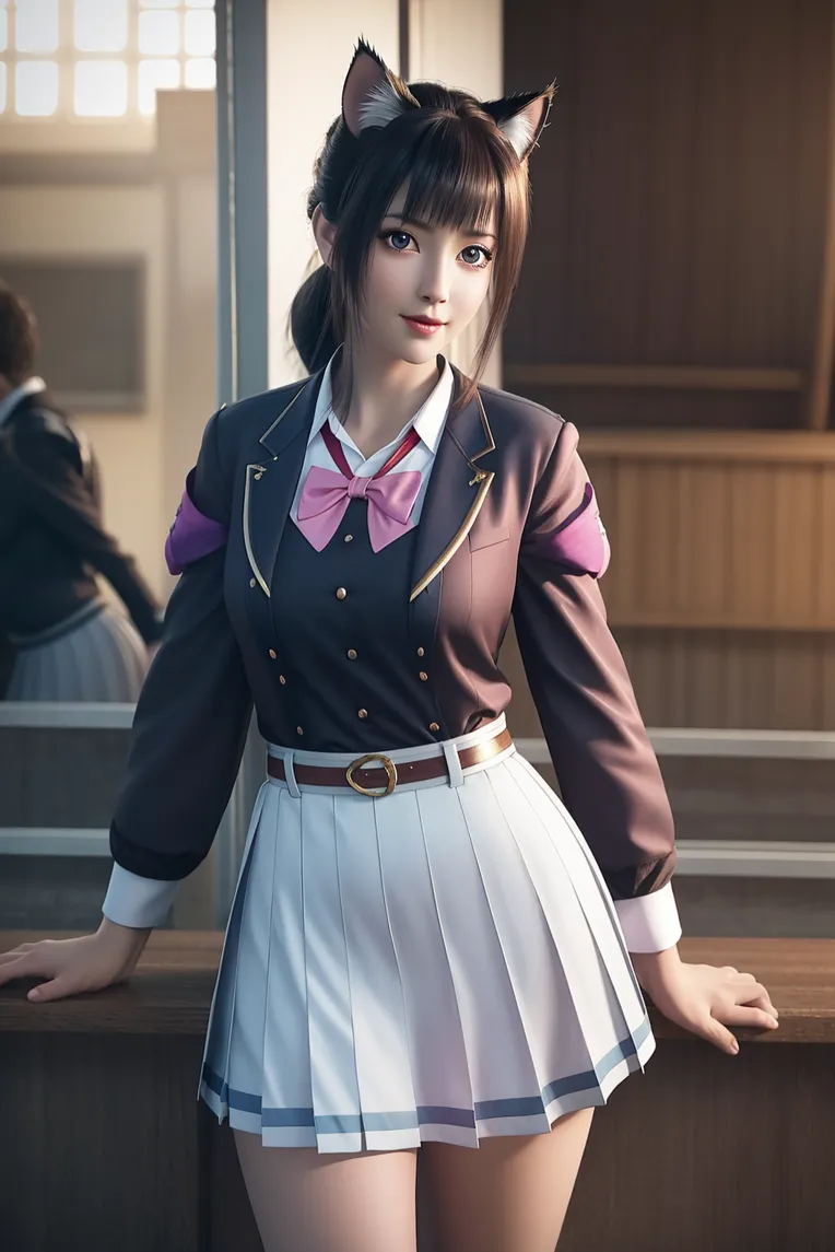 CGI style,Anime Character,Girl,LoRA,SD 1.5