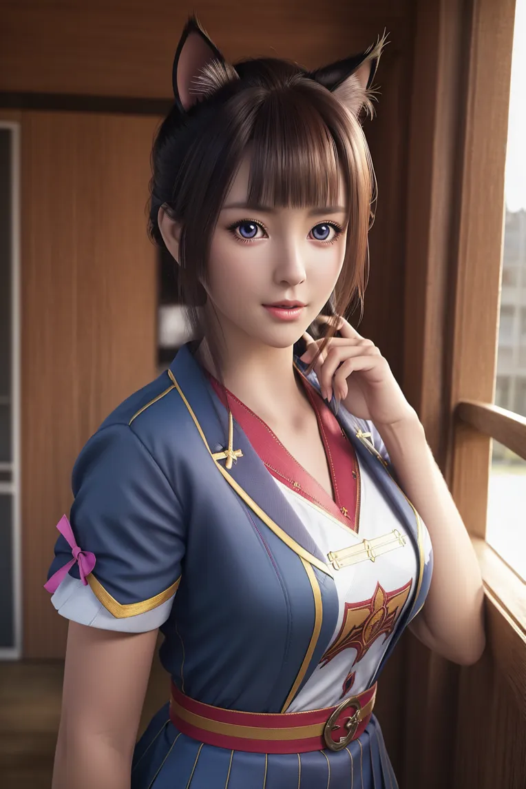 CGI style,Anime Character,Girl,LoRA,SD 1.5