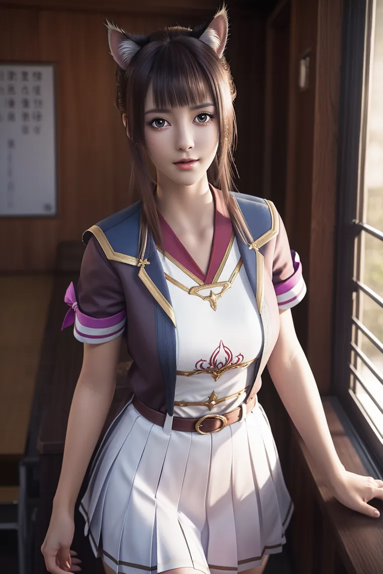 CGI style,Anime Character,Girl,LoRA,SD 1.5