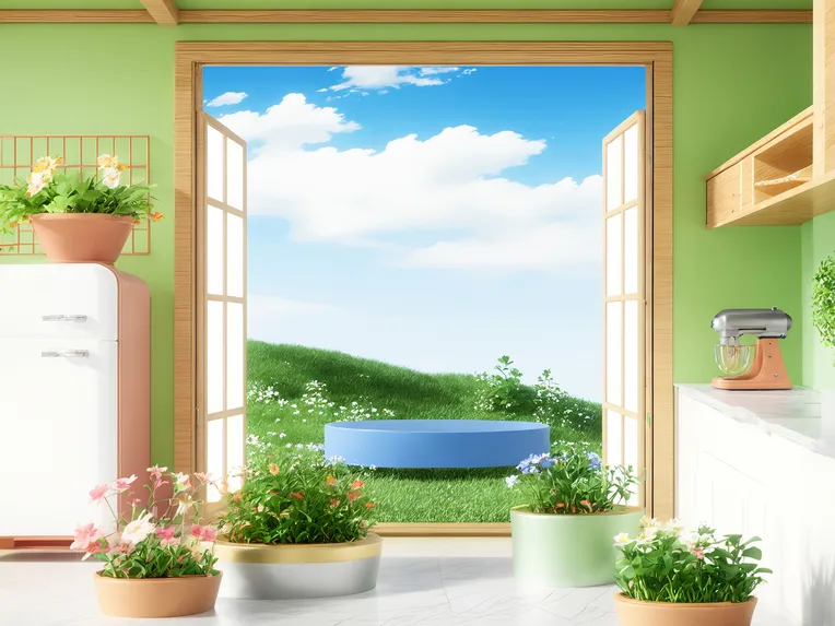 Cartoon style,Mockups,Building,LoRA,SDXL